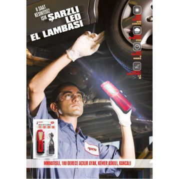 Rico Rc0028 420 Lümens Şarjlı Led El Feneri El Lambası