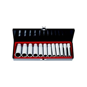 Rico RC1212SD 1/2 inç 12PCS 6 Köşe Uzun Lokma Seti Takımı