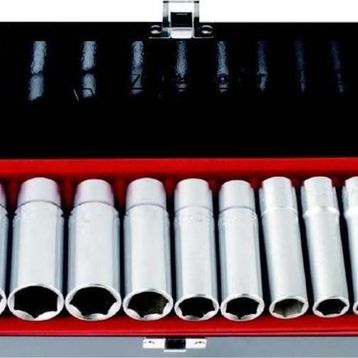Rico RC1212SD 1/2 inç 12PCS 6 Köşe Uzun Lokma Seti Takımı