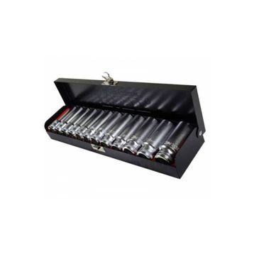 Rico RC1212SD 1/2 inç 12PCS 6 Köşe Uzun Lokma Seti Takımı