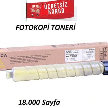 Ricoh Aficio MP-C3502 Sarı Toner