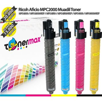 Ricoh Aficio MPC2500 Muadil Toner Set
