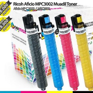 Ricoh Aficio MPC3502 Muadil Toner Set