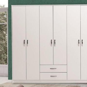 Ricon 6 Kapılı 2 Çekmeceli Gardırop