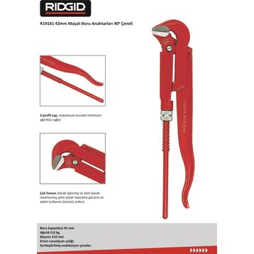 RIDGID 19161 Boru Anahtarı
