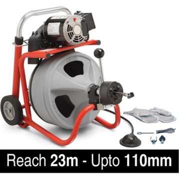 Ridgid 27033 K-400 Tamburlu Kanal Açma Makinesi
