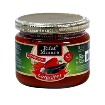 Rifat Minare Lütenitsa Cam 300 gr Kahvaltılık Acı Sos
