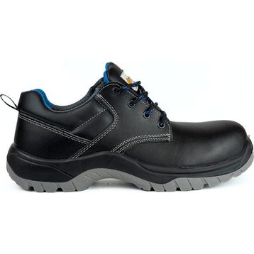 Rigel Brenta M-090 Düz Deri Kompozit S2 Siyah İş Güvenliği Ayakkabısı