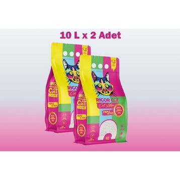 Rigor Cat Bebek Pudralı Topaklanan 2x10 lt Kedi Kumu