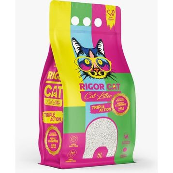 Rigor Cat Bebek Pudralı Topaklanan 5 lt Kedi Kumu