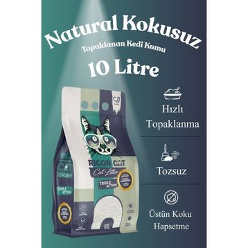 Rigor Cat Natural Kokusuz 10 lt Kedi Kumu
