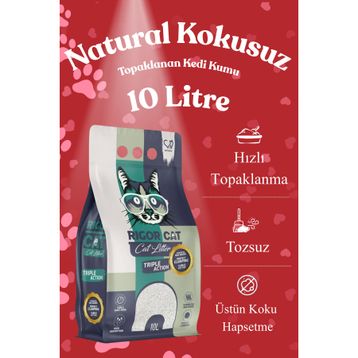 Rigor Cat Natural Kokusuz 10 lt Kedi Kumu