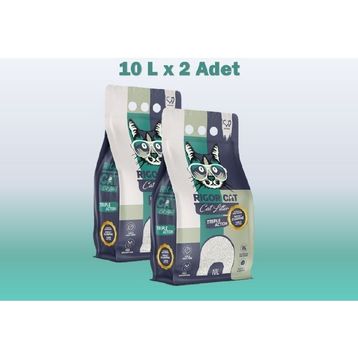 Rigor Cat Natural Kokusuz Topaklanan 2x10 lt Kedi Kumu