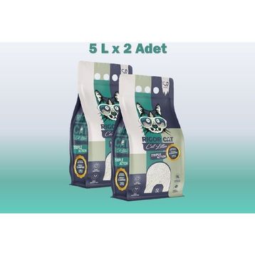 Rigor Cat Natural Kokusuz Topaklanan 2x5 lt Kedi Kumu