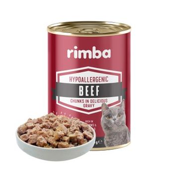 Rimba Sos İçinde Parçalı Sığırlı 400 gr Kedi Konservesi