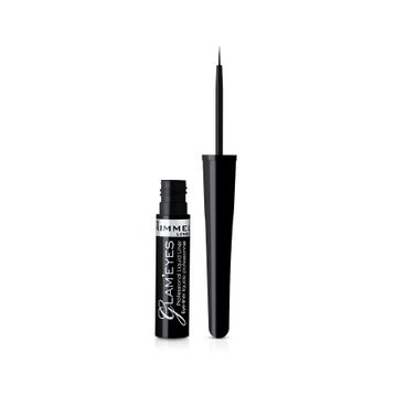 Rimmel London Glam Eyes Black Glamour Likit Eyeliner