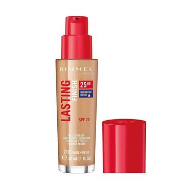 Rimmel London Lasting Finish 25 Hour 210 Golden Beige Foundation Fondöten