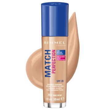 Rimmel London Match Perfection 203 True Beige Fondöten