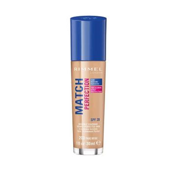 Rimmel London Match Perfection 203 True Beige Fondöten