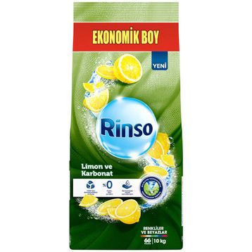 Rinso Limon ve Karbonat 10 kg Toz Çamaşır Deterjanı