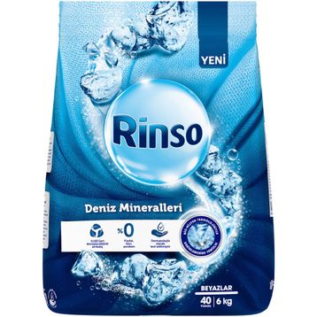 Rinso Matik 6 kg Beyaz Deniz Mineralleri Toz Deterjan