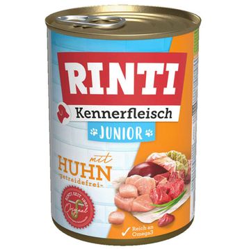 Rinti Junior Huhn Tavuk Etli 400 gr Yavru Köpek Konservesi