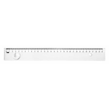 Rio 214 30 cm Plastik Mercekli Cetvel
