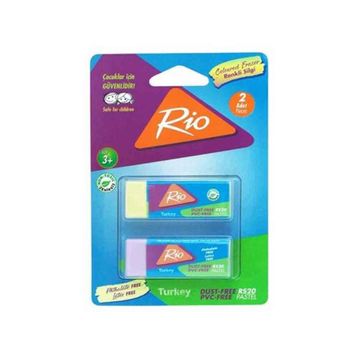 Rio RS-20 Pastel 2'li Blister Silgi