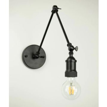 Riolight Mafsallı Siyah Aplik