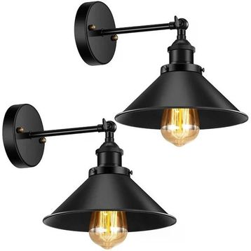 Riolight Retro Mafsallı Hareketli Başlık Metal Çap 22 cm Aplik