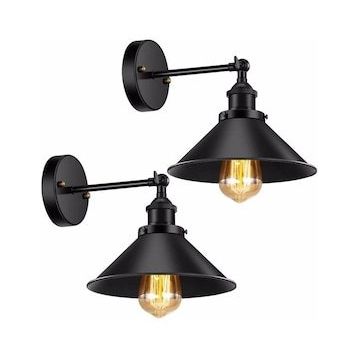 Riolight Retro Mafsallı Hareketli Başlık Metal Çap 22 cm Aplik