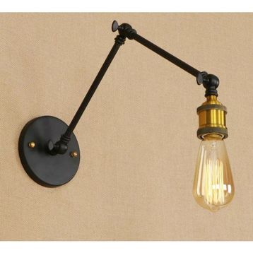 Riolight Retro Üç Mafsallı Metal Aplik