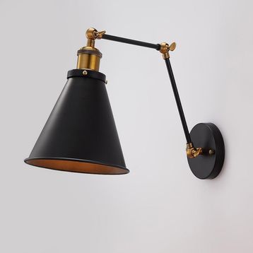 Riolight Retro Üç Mafsallı Metal Aplik