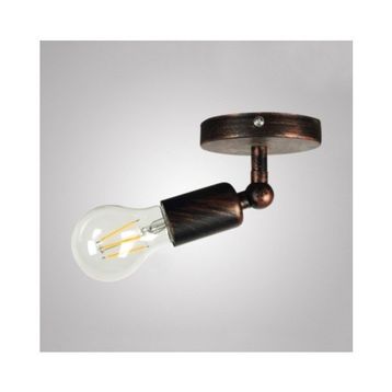 Riolight RIO000091 Bakır Eskitme Mafsallı Aplik