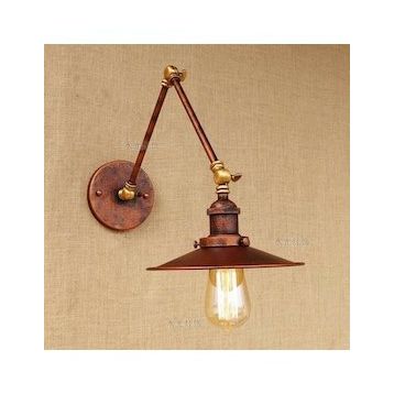 Riolight RIO000091 Bakır Eskitme Mafsallı Aplik