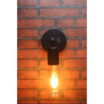 Riolight RIO000350 Mafsallı Hareketli Metal Siyah Aplik