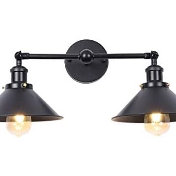 Riolight RIO000636 Retro İkili Siyah Başlık Aplik