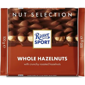 Ritter Sport 100 gr Whole Hazelnuts
