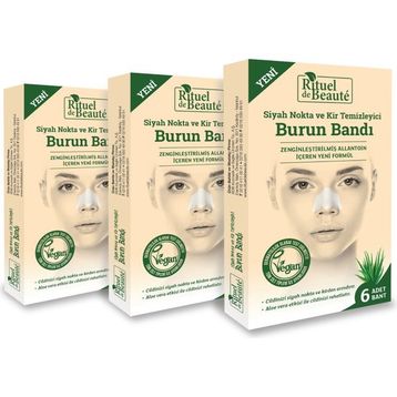 Rituel De Beaute 3 Adet Siyah Nokta ve Kir Temizleyici Burun Bandı