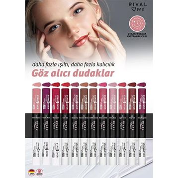 Rival Loves Me Stay4ever No:12 Gala Red 7 ml Dudak Parlatıcısı