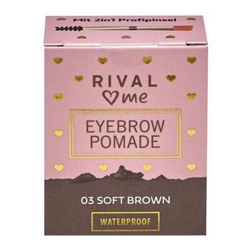Rival Loves Me Suya Dayanıklı No:03 Soft Kahve Kaş Pomadı