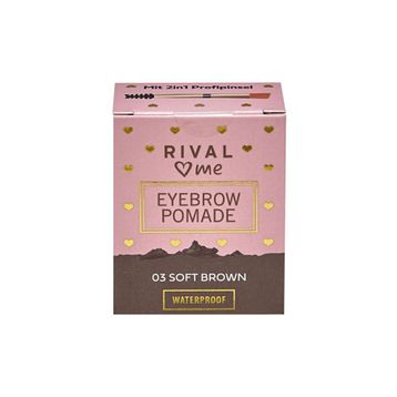 Rival Loves Me Suya Dayanıklı No:03 Soft Kahve Kaş Pomadı
