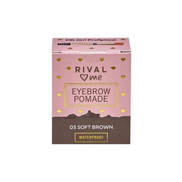 Rival Loves Me Suya Dayanıklı No:03 Soft Kahve Kaş Pomadı
