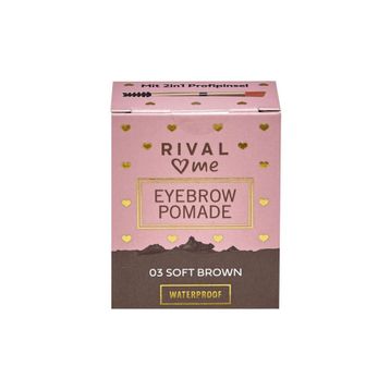 Rival Loves Me Suya Dayanıklı No:03 Soft Kahve Kaş Pomadı