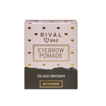 Rival Loves Me Suya Dayanıklı No:05 Ash Brown Kaş Pomadı