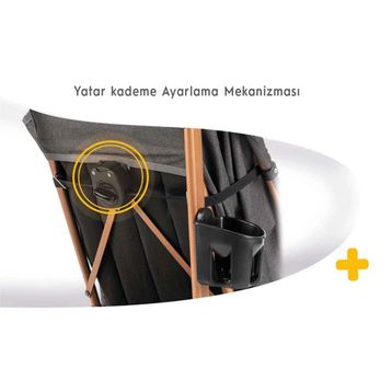 Rival RV111 Sweet Antrasit Siyah Tam Yatar Baston Bebek Arabası