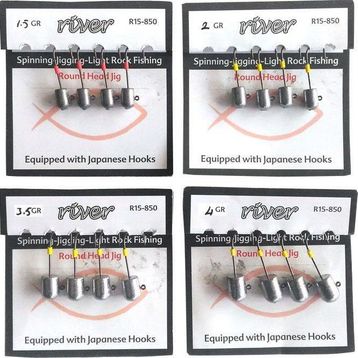 River Hunter 4'lü Head - 4 gr Jig