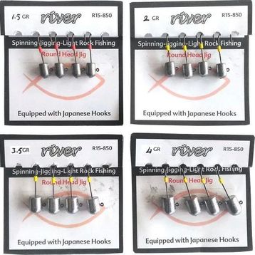 River Hunter 4'lü Head - 4 gr Jig