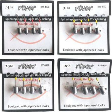 River Hunter 4'lü Head - 4 gr Jig