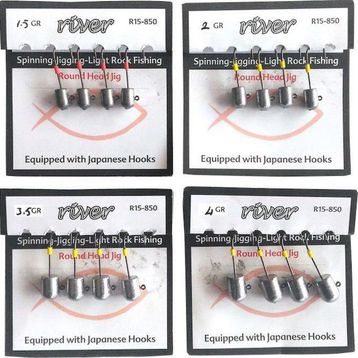 River Hunter 4'lü Head - 4 gr Jig